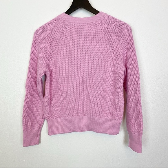 J. Crew Pink Cotton Fisherman Sweater BN190 - Picture 3 of 5